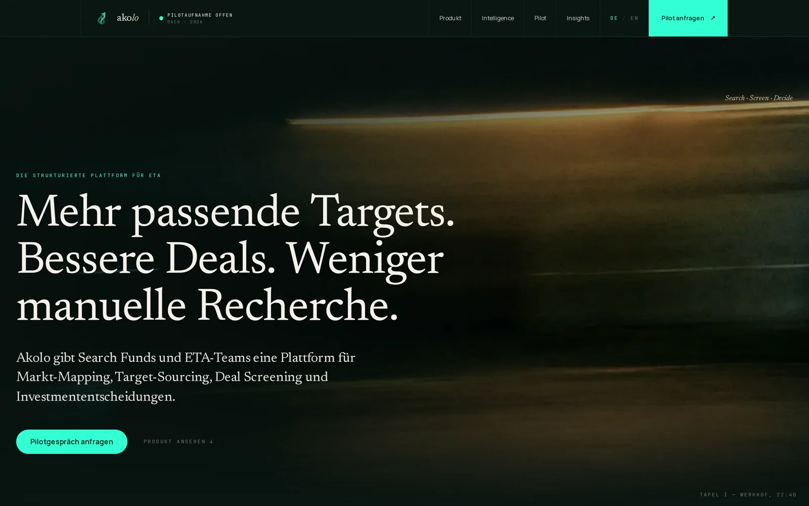 akolo.de, die strukturierte Plattform für ETA.