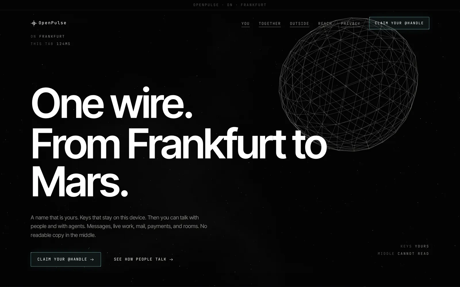 openpulse.org: one name, one wire.